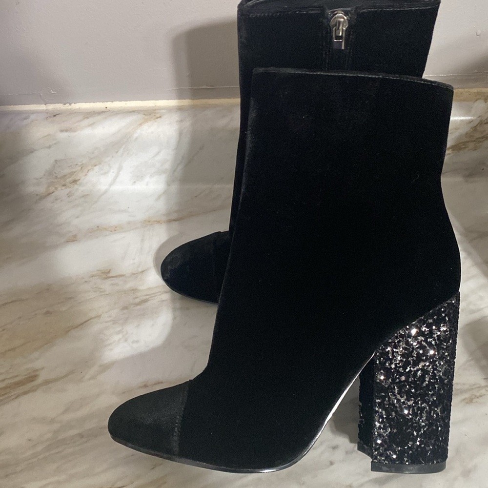 Black Kendall And Kyle Boots Size 7 1/2 - image 3